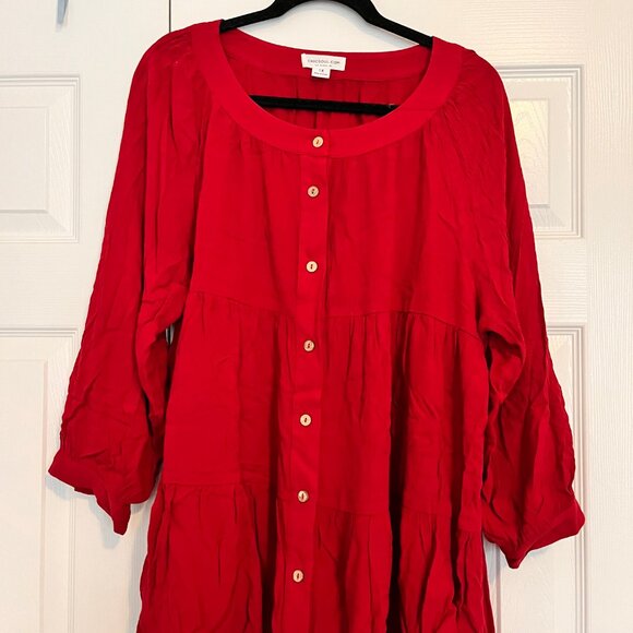 Chic Soul Burgundy Top - Picture 4 of 5